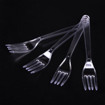 Вилка одноразовая пластиковая 180 мм, прозрачная, КОМПЛЕКТ 50 шт., ЭТАЛОН, WELDAY (ВЭЛДЭЙ), 607839 Вилка одноразовая пластиковая 180 мм, прозрачная, КОМПЛЕКТ 50 шт., ЭТАЛОН, WELDAY (ВЭЛДЭЙ), 607839