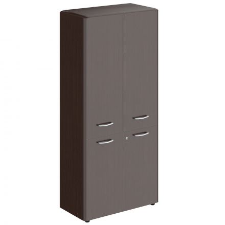 Шкаф с замками в средних и малых дверях и обвязкой DHC 85.3(Z) Венге Магия 892х450х1950 DIONI