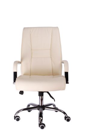 Кресло Everprof Kent TM Экокожа Кремовый