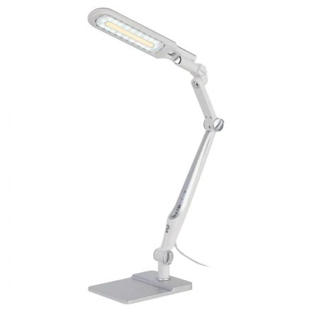 Светильник настольный ЭРА NLED-497-12W-S светодиодный на струбцине, серебро