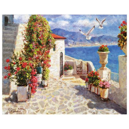 Картина по номерам 40х50 см, ОСТРОВ СОКРОВИЩ "Чайки южных берегов", подрамник, акрил, кисти, 662894 Картина по номерам 40х50 см, ОСТРОВ СОКРОВИЩ "Чайки южных берегов", подрамник, акрил, кисти, 662894