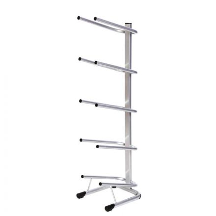 Стеллаж для воды Бридж-5 на 5 тар алюминий 370x450x1440 мм Стеллаж для воды Бридж-5 на 5 тар алюминий 370x450x1440 мм