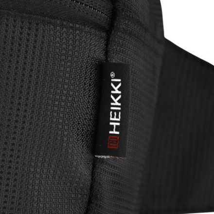 Сумка на пояс HEIKKI RIO (ХЕЙКИ) регулируемый ремень, черная, 28х16х9 см, 273886
