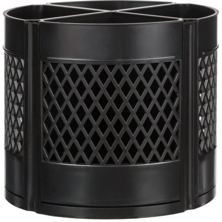 Подставка для канцелярских принадлежностей Attache Квартет вращающаяся черная