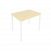 Slim Стол письменный на металлокаркасе С.СП-3 Клён/Белый металл 980*720*750