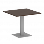 Home Office Стол квадратный VR.SP-5-90.2 Венге/Серый металл 900*900*750 Home Office Стол квадратный VR.SP-5-90.2 Венге/Серый металл 900*900*750