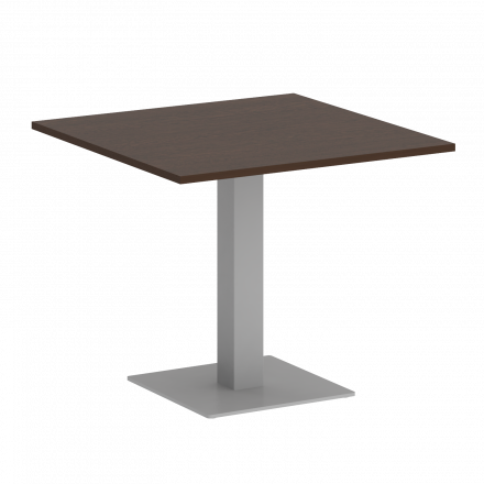 Home Office Стол квадратный VR.SP-5-90.2 Венге/Серый металл 900*900*750 Home Office Стол квадратный VR.SP-5-90.2 Венге/Серый металл 900*900*750