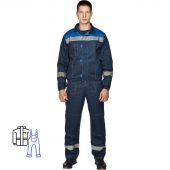 Костюм рабочий летний муж. л20-КПК син/вас (р.52-54) 170-176