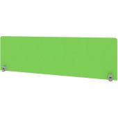 Экран Metal System Style ткан. д/стола Б.ТЭКР-4 1450х450х28 зеленый/мет.сер