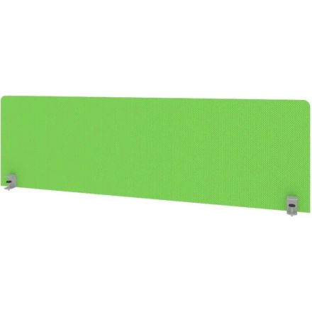 Экран Metal System Style ткан. д/стола Б.ТЭКР-4 1450х450х28 зеленый/мет.сер