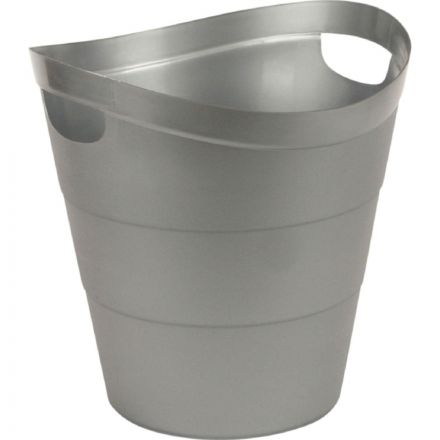 Корзина для мусора с ручками Uniplast 12 л пластик серая (29х30 см) Корзина для мусора с ручками Uniplast 12 л пластик серая (29х30 см)