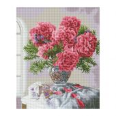 Алмазная мозаика ТРИ СОВЫ "Букет в вазе", 40*50см, холст, картонная коробка с пластиковой ручкой Алмазная мозаика ТРИ СОВЫ "Букет в вазе", 40*50см, холст, картонная коробка с пластиковой ручкой