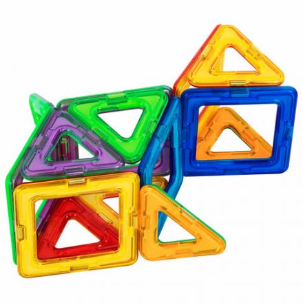 Магнитный конструктор MAGNETIC BLOCKS, 30 магнитных деталей, BRAUBERG KIDS, 665719