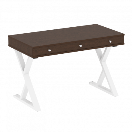 Home Office Стол письменный VR.SP-1-118.M Венге/Белый металл 1180*600*750