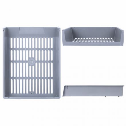 Лотки горизонтальные для бумаг, КОМПЛЕКТ 3 шт., 340х270х70 мм, серый, BRAUBERG "Office", 237256 Лотки горизонтальные для бумаг, КОМПЛЕКТ 3 шт., 340х270х70 мм, серый, BRAUBERG "Office", 237256