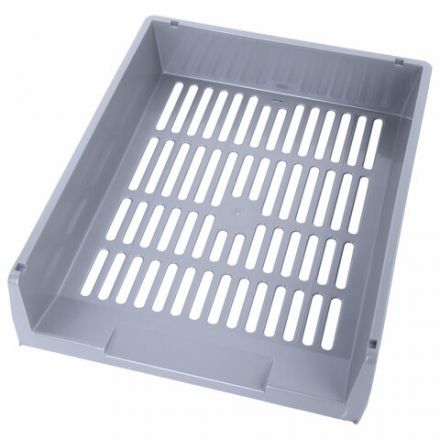 Лотки горизонтальные для бумаг, КОМПЛЕКТ 3 шт., 340х270х70 мм, серый, BRAUBERG "Office", 237256 Лотки горизонтальные для бумаг, КОМПЛЕКТ 3 шт., 340х270х70 мм, серый, BRAUBERG "Office", 237256