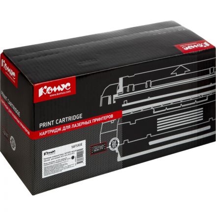 Картридж лазерный Комус 56F5X0E чер. пов.емк. для Lexmark 421/521/622/621