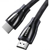 Кабель UGREEN HD140 (80404) HDMI 2.1 Male to Male 8K Braided Cable.3м.черн