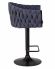 Набор 2 шт Стул барный DOBRIN LEON, синяя ткань (LAR-275-29)
