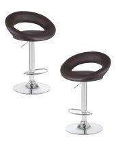 Набор 2 шт Стул барный DOBRIN MIRA, коричневый