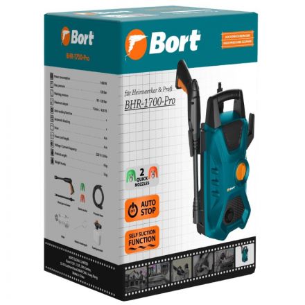 Мойка высокого давления BORT BHR-1700-Pro (93416305)