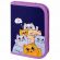 Пенал ПИФАГОР, 1 отделение, 1 откидная планка, полиэстер, 19х13 см, "Cats greetings", 272291