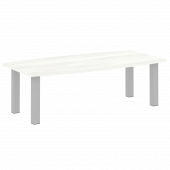 Yalta Стол переговорный LT.SP-2 Снежная патина/Серые опоры 2400*1200*750