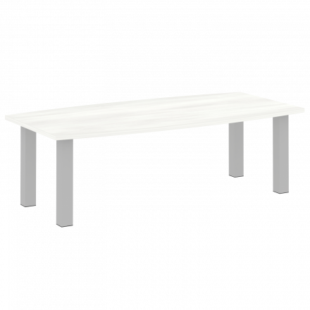 Yalta Стол переговорный LT.SP-2 Снежная патина/Серые опоры 2400*1200*750