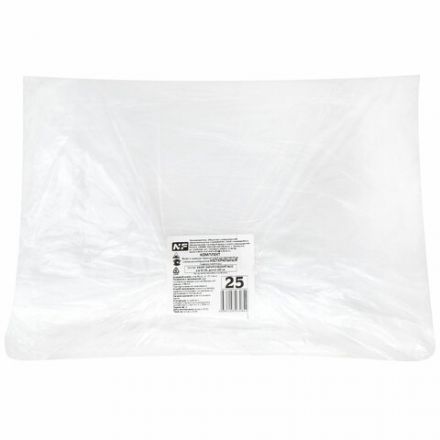 Халат одноразовый КОМПЛЕКТ 10 шт., 140 см, 52-54 размер, рукав на резинке, спанбонд 25 г/м2, NF