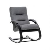 Кресло-качалка Leset Милано, Венге, Malmo 95, Ткань Рогожка