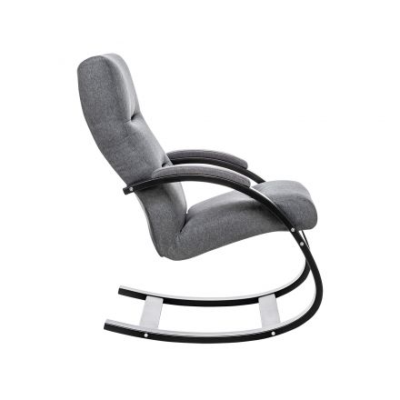 Кресло-качалка Leset Милано, Венге, Malmo 95, Ткань Рогожка