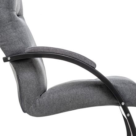 Кресло-качалка Leset Милано, Венге, Malmo 95, Ткань Рогожка