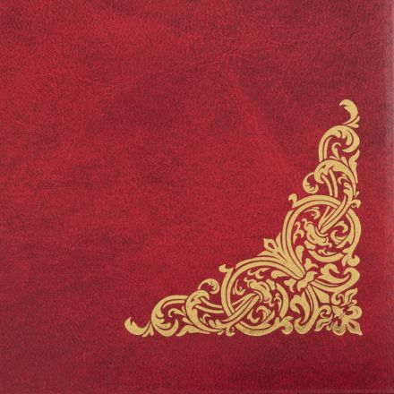 Папка адресная А4 Поздравляем с тиснением балакрон бордо