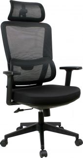 Эргономичное кресло Everprof Work Сетка Черный