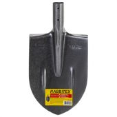 Лопата штыковая без черенка 20х40 см, ребра жесткости, рельсовая сталь, RABBITEX (РАББИТЕКС) "RAIL STEEL", 700479