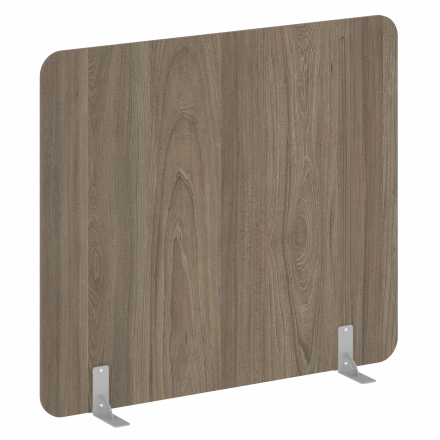 R-line Перегородки на металлических опорах на фетровых подпятниках DP.F-160-140 Вяз/Серый металл 1600*18*1400