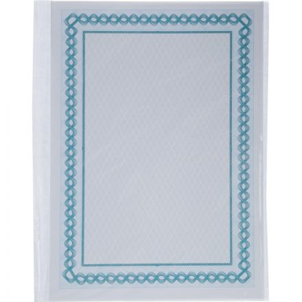 Сертификат-бумага А4 Attache синяя рамка ID4, 25 шт/уп