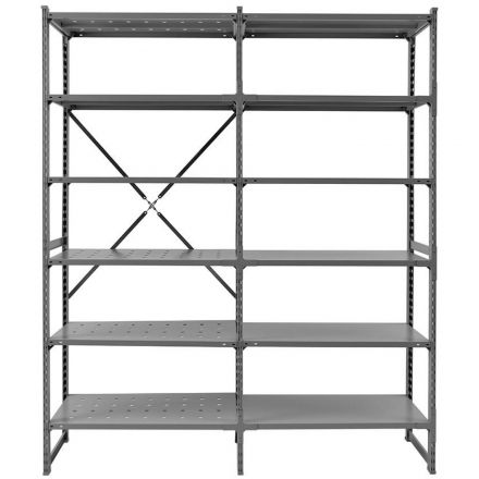 Стеллаж металлический ГТС_ТСУ Универсал, 2200x1060x600, Полки: 6 шт. метал Стеллаж металлический ГТС_ТСУ Универсал, 2200x1060x600, Полки: 6 шт. метал
