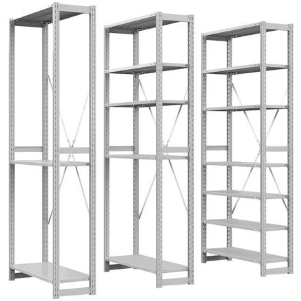 Стеллаж металлический ГТС_ТСУ Универсал, 2200x1060x600, Полки: 6 шт. метал Стеллаж металлический ГТС_ТСУ Универсал, 2200x1060x600, Полки: 6 шт. метал