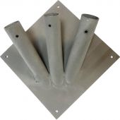 Кронштейн для флагштоков и флагов металлический тройной Кронштейн для флагштоков и флагов металлический тройной