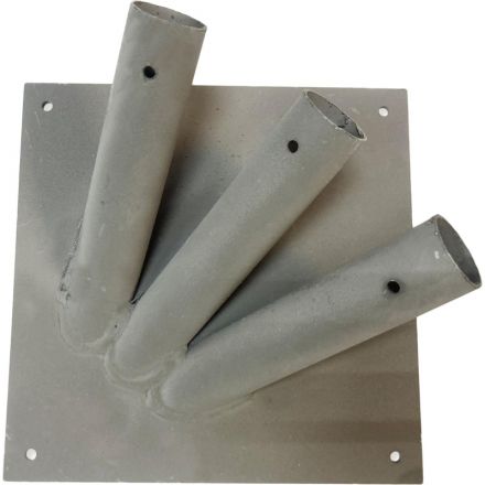 Кронштейн для флагштоков и флагов металлический тройной Кронштейн для флагштоков и флагов металлический тройной