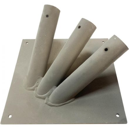 Кронштейн для флагштоков и флагов металлический тройной Кронштейн для флагштоков и флагов металлический тройной