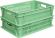 Ящик 600х400х150 с перфорацией  зелёный