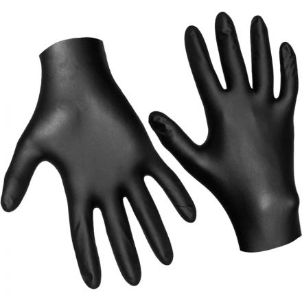 Перчатки одноразов. нитрил JetaSafety JSN910 черные р.XL (50 пар/уп)