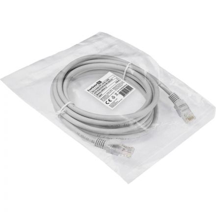 Патч-корд ExeGate UTP-RJ45-RJ45-5e-3M-LSZH-GY, cat.5e, 3м <EX286384RUS