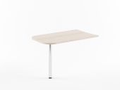 Брифинг - приставка XB 127 Бук Тиара/Алюминий 1200х700х750 XTEN