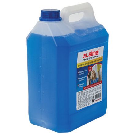 Средство для мытья стекол и зеркал 5 л, LAIMA PROFESSIONAL, 601610