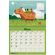 Календарь-планер настенный перекидной на 2026 г., BRAUBERG, 12 листов, 29,5х21,3 см, "Капибара", 116953