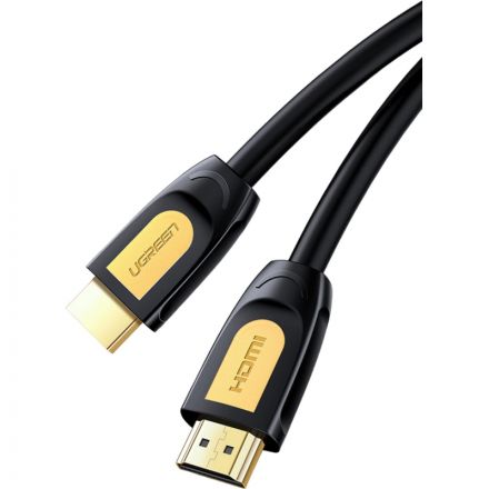 Кабель UGREEN HD101 HDMI 4K цвет желтый/черный. 2м (10129) Кабель UGREEN HD101 HDMI 4K цвет желтый/черный. 2м (10129)