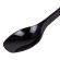 Ложка чайная одноразовая пластиковая 125 мм, черная, КОМПЛЕКТ 100 шт., ЭТАЛОН, WELDAY (ВЭЛДЭЙ), 607830